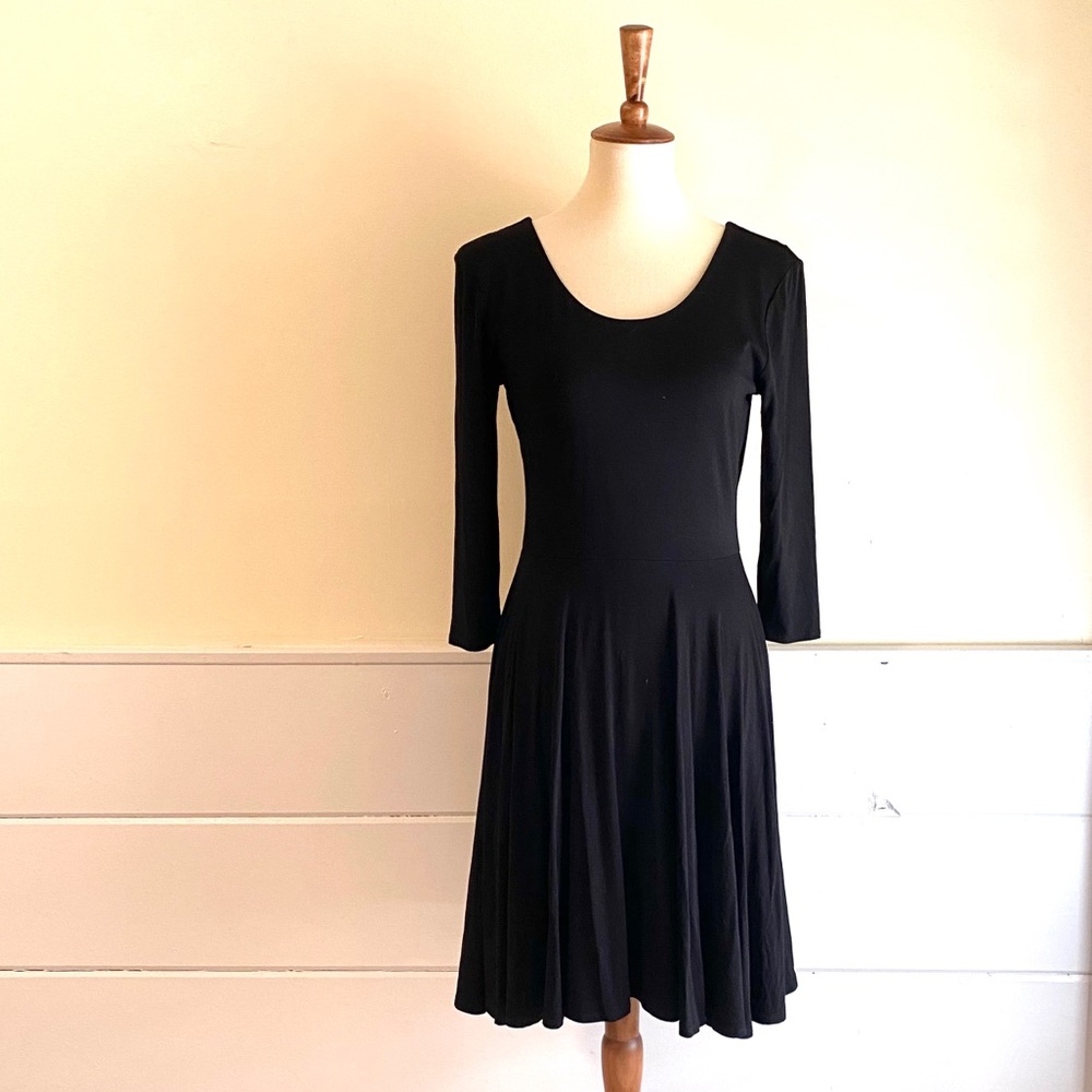 Black Jersey Dress by Cynthia Rowley size M